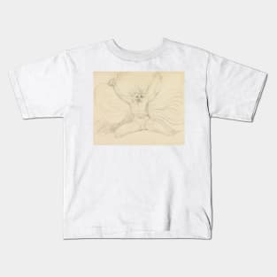 Albion Compelling the Four Zoas to Their Proper Tasks by William Blake Kids T-Shirt